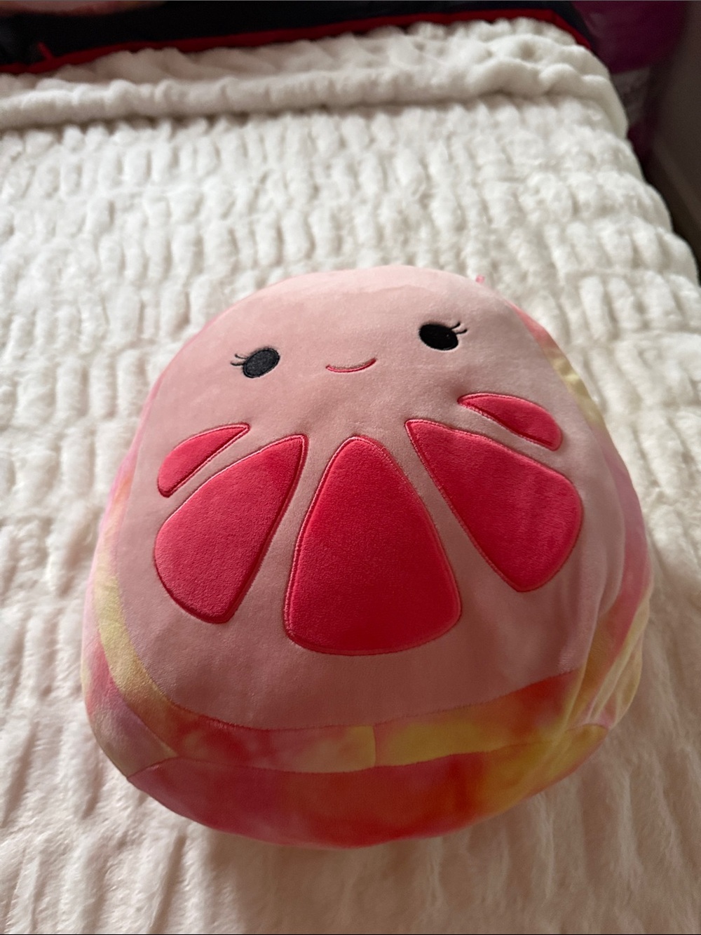Squishmallows Pink Jellyfish Plush with Hot Pink Accents